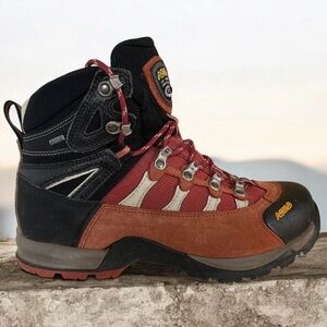 Asolo Womens Cinnamon and Black Hiking Boot - Waterproof Support Nearly New 8.5